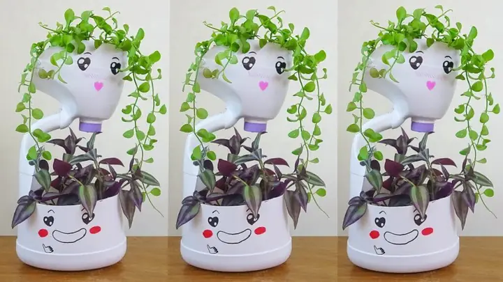 Cách Dùng Chai Nhựa Để Trồng Hoa Tại Nhà: 10 Kiểu Chậu Treo, Đứng Và Tự Tưới